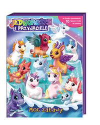 JEDNOROŻCE I PRZYJACIELE KSIĄŻKA ZABAWKI FIGURKI MATA DO ZABAWY DLA DZIECI