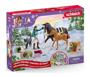 SCHLEICH 99092 KALENDARZ ADWENTOWY figurki zabawki konie 2024 HORSE CLUB