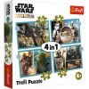 OUTLET PUZZLE 4w1 Mandalorian Star Wars 34397 Trefl