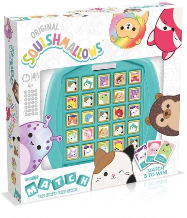 SQUISHMALLOWS DUŻA GRA PLANSZOWA MATCH DLA DZIECI WIEK 4+ PRZEDSZKOLE