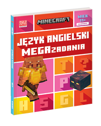 JĘZYK ANGIELSKI MEGA ZADANIA MINECRAFT zabawa i nauka książka dla dzieci 11+