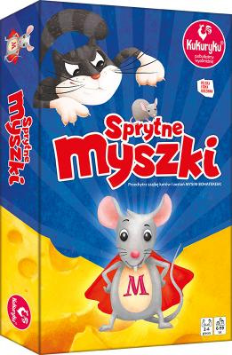 SPRYTNE MYSZKI gra planszowa KAFELKOWA układanka logiczna dla dzieci 6+