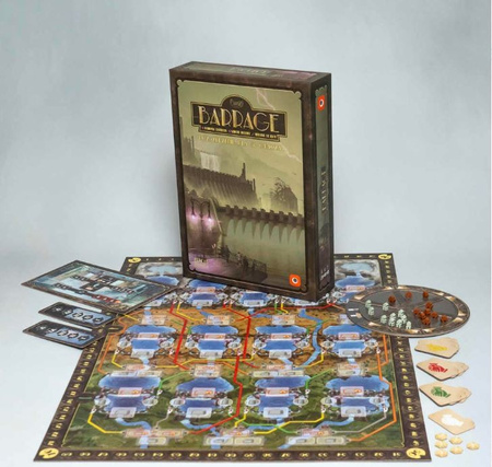 Barrage rozszerzenie dla 5. gracza DODATEK gra strategiczna planszowa tamy