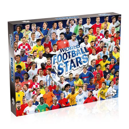Puzzle 1000 elementów World Football Stars karty piłkarskie piłkarze GWIAZDY