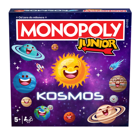 MONOPOLY KOSMOS gra planszowa dla dzieci Monopol Junior 5+ EDYCJA POLSKA
