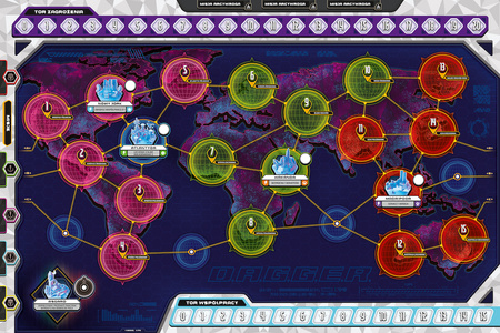 OUTLET Marvel DAGGER gra planszowa kooperacyjna superbohaterowie ratuj Ziemię