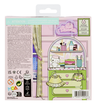 KOMPLET UBRANEK DLA LALEK LOL SURPRISE SUPRISE UBRANKA DO LALKI NOCOWANKA