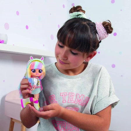 CRY BABIES BFF JENNA LALKA MODOWA +AKCESORIA ŚLICZNA ORYGINALNA DUŻA 20cm