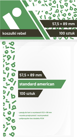 Koszulki Rebel 57,5x89 Standard American 100