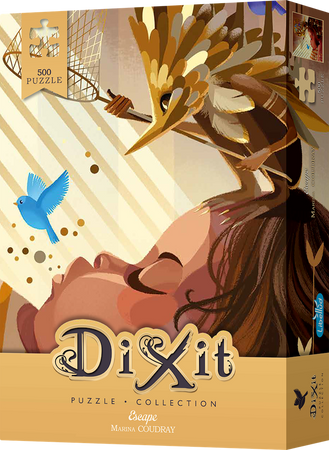 DIXIT MINI ROZSZERZENIE DODATEK KARTA PROMO do gra planszowa +PUZZLE 500 Escape