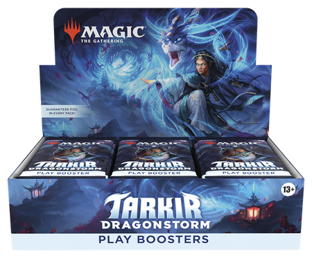 Play Booster Box Tarkir: Dragonstorm karty MtG 30 boosterów Magic Gathering 2025