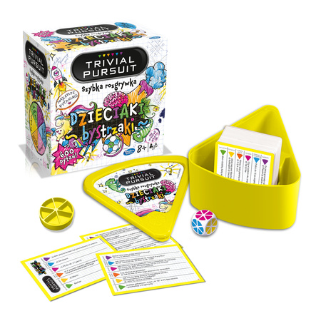 Trivial Pursuit Dzieciaki bystrzaki gra planszowa DLA DZIECI EDYCJA RODZINNA