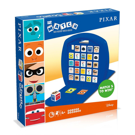 OUTLET MATCH DISNEY PIXAR gra logiczna planszowa szalona kostka bajki dla dzieci