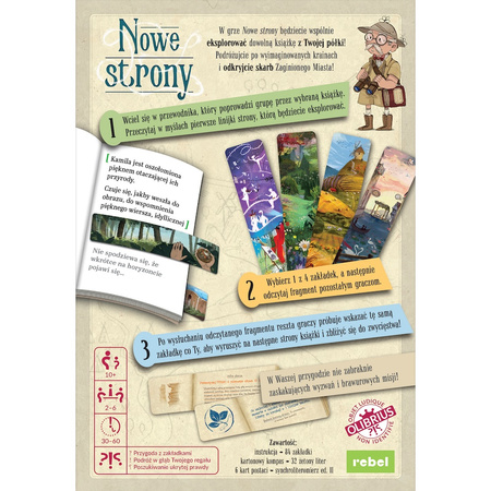 Nowe strony gra planszowa SKOJARZENIA imprezowa rodzinna książka zakladki