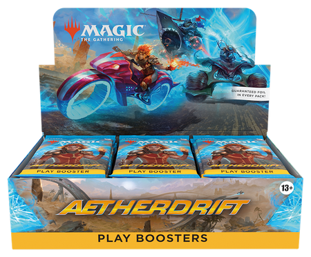 Play Booster Box Aetherdrift karty MtG 30 boosterów Magic Gathering 2025