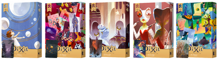 5x Puzzle DIXIT gra 1000 elementów +5x mini dodatek rozszerzenie KARTA PROMO