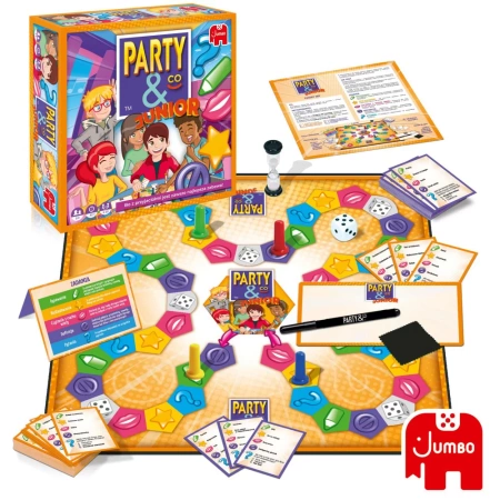 Party & Co Junior gra rodzinna dla dzieci kids time planszowa kalambury 8+