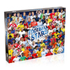 Puzzle 1000 elementów World Football Stars karty piłkarskie piłkarze GWIAZDY