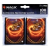 Protektory na talię Commander karty MtG gra Magic the Gathering koszulki Modern Horizons 3 Ruby Medallion (100 sztuk)