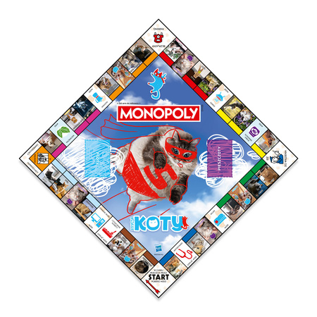 MONOPOLY KOTY monopol hasbro kotki gra planszowa POLSKA NOWA EDYCJA 2025
