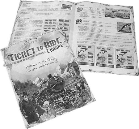 OUTLET TICKET TO RIDE EUROPE Wsiąść do Pociągu Europa ORIGINAL ENGLISH BOARD GAME