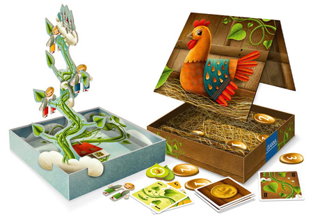 Jaś i magiczna fasola rodzinna gra planszowa dla dzieci piękne bajki