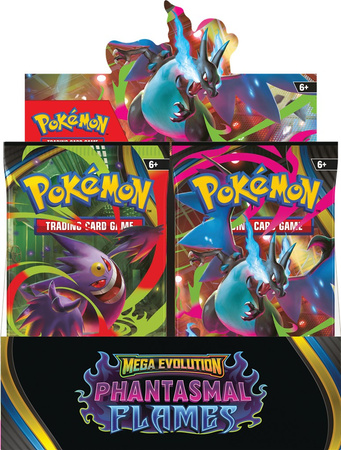 Pokemon TCG Mega Evolution Phantasmal Flames karty Box 36x Booster