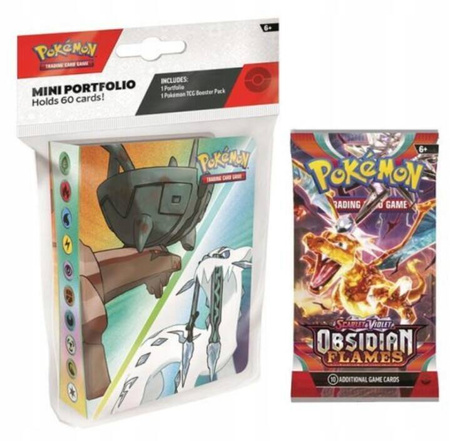 BOOSTER Obsidian Flames +ALBUM NA KARTY saszetka POKEMON TCG ORYGINALNE