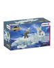 Schleich 42497 LODOWA FORTECA +FIGURKI BITEWNE bronie broni MOST ZWODZONY