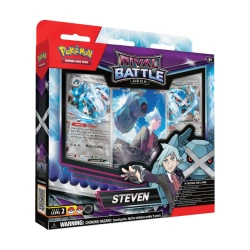 ZESTAW KART POKEMON 2025 talia karty mata do gry Rival Battle Deck Steven