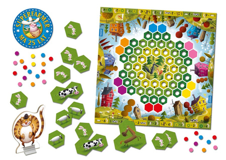 SUPER FARMER RANCHO Z KOTEM GRA PLANSZOWA GRANNA EDYCJA JUBILEUSZOWA
