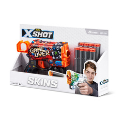 WYRZUTNIA X-SHOT GAME OVER SKINS MENACE NA pistolet +strzałki do wyrzutni