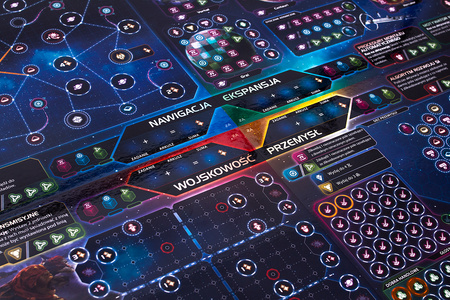 Twilight Inscription gra planszowa EURO roll&write strategiczna ASYMETRIA