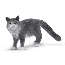 SCHLEICH 13893 KOT MAINE COON zabawka kotek figurka kociak Premium 2019