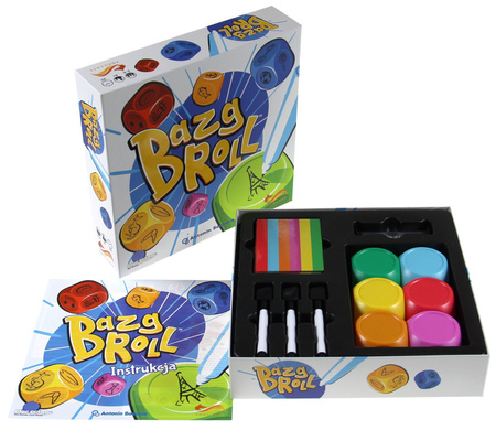 BazgROLL gra planszowa imprezowa rodzinna RYSUNKOWA odgadnij hasło 8+