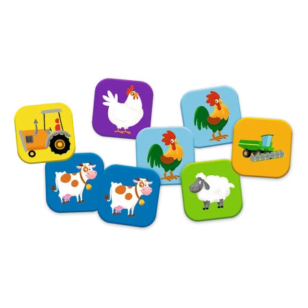 FARMA GRA EDUKACYJNA DLA DZIECI 2-3 LATA żłobek przedszkole DUŻE ELEMENTY