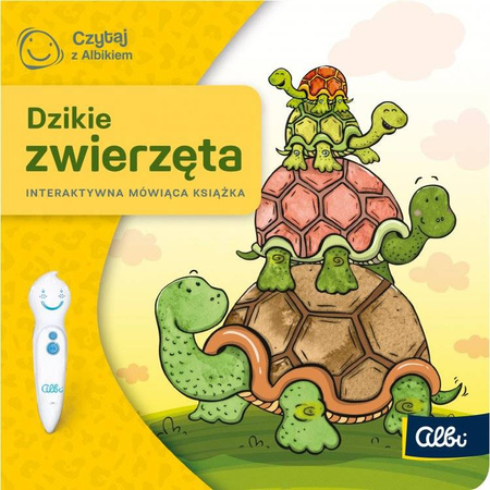 Czytaj z Albikiem Książka DZIKIE ZWIERZĘTA Albik