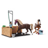 Schleich 42438 13w1 MYJNIA DLA KONIA +Figurka DZIEWCZYNKA Emily +KOŃ konik