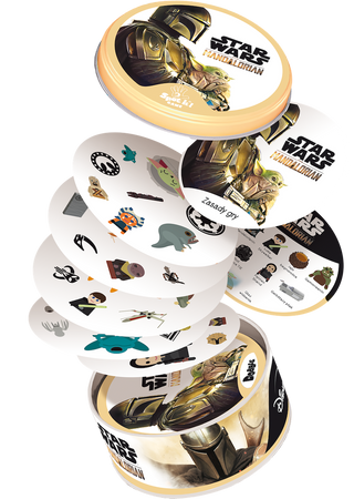 DOBBLE STAR WARS Mandalorian gra karciana Doble karty Rebel EKOLOGICZNA 6+