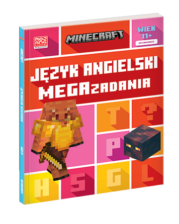 JĘZYK ANGIELSKI MEGA ZADANIA MINECRAFT zabawa i nauka książka dla dzieci 11+
