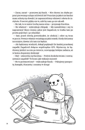 OUTLET Dziennik Zagadkowa Podróż game gra książka Smart Book łamigłówki zagadki