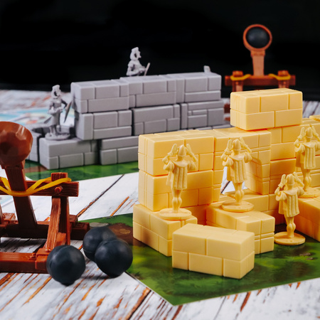 3w1 WYSTRZAŁOWE KATAPULTY GRA PLANSZOWA +2x ROZSZERZENIE DODATEK AMUNICJA