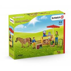 SCHLEICH 42528 27w1 RYNEK stragan bazar koń figurki konie zestaw premium