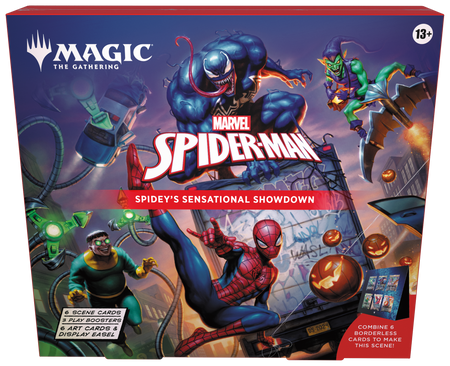 Scene Box Marvel's Spider-Man Spidey's Spectacular Showdown zestaw kart karty MtG Magic the Gathering 2025