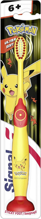 SIGNAL POKEMON PIKACHU SZCZOTECZKA DO ZĘBÓW DLA DZIECI ORYGINALNA UNILEVER Wiek: 6+ ŻÓŁTA