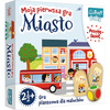 MIASTO Moja piersza gra planszowa PAPIER DREWNO EKOLOGICZNA dla dzieci 2,5+