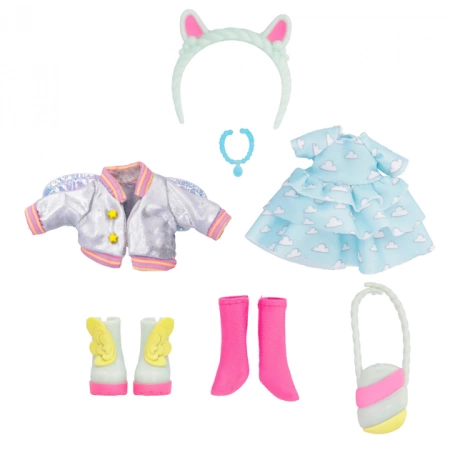 CRY BABIES BFF JENNA LALKA MODOWA +AKCESORIA ŚLICZNA ORYGINALNA DUŻA 20cm