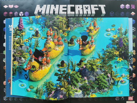 MINECRAFT PIĘKNY ALBUM NAJPIĘKNIEJSZE BUDOWLE MISTRZÓW księga dla fanów 