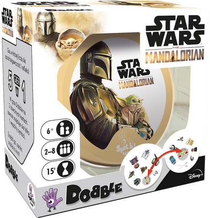 DOBBLE STAR WARS Mandalorian dople gra planszowa karciana Doble karty Rebel