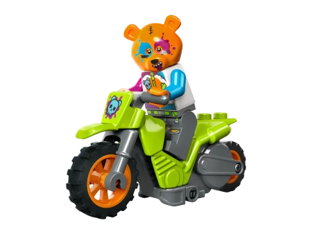 2w1 LEGO City Motocykl kaskaderski figurka pojazd figurki motor klocki